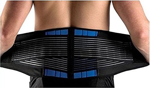 Back Support, EONANT Deluxe Neopren Double Pull Lendenwirbelstütze Lower Back Gürtel Brace für Back / Slipped Disc Schmerzlinderung (XXXL)