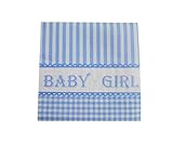 servilletas para bautizo tejidas  takestop® Juego de servilletas de Papel para Fiestas Boy/Girl de Usar y Tirar Cumpleaños Nacimiento Bautizo Fiesta Niño niña niña de niño