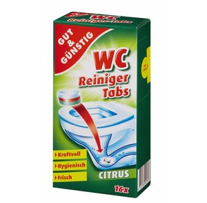 Preisvergleich Produktbild Gut & Günstig WC Reiniger Tabs 16x Citrus