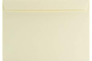 Netuno 10 buste da lettere grandi avorio formato C4 229 x 324 mm 120g Olin buste carta eleganti per fogli A4 documenti importanti inviti partezipazioni certificati contratti calendari