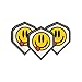 Produktbild F5016 Smiley Dart Dart Flights 5 Sets pro Pack (15 Flights insgesamt).