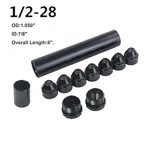 Online Roar Aluminium 1/2-28 Car Fuel Filter 1X7 or 1X13 Car Solvent Trap for NAPA 4003 WIX 24003 Black Color