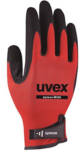 Preisvergleich Produktbild uvex Synexo M100 Mechanikerhandschuhe / Gepolsterter Handschuhe gemäß EN 388 / Arbeitshandschuhe für Arbeit, Garage, Hobbywerkstatt / Größe: 8