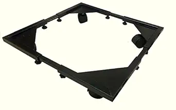 Smart Shelter Adjustable Fully Automatic Top Load Trolley Stand for 5.5 5.8 6 6.2 6.5 7 7.2 7.5 8kg LG Washing Machines