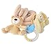Bed Stroller, YIFAN Soft Infant Babyplay Twisty Curly Activity Spiral Bed Stroller Plush Toy Set Hanging Bell Crib Rattle Toy - Bear