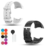 2PCS Für Polar M400 GPS-Laufuhr Uhrenarmband, Polar M430 Laufuhr Silikon Armband - iFeeker Zubehör Weich Silikon Gummi Ersatz Uhrenarmband Armband Sport Armband für Polar M400 / M430 GPS Laufuhr