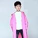 Produktbild XIAOCHUIYY Kinderregenmantel Baby Poncho Baby Kinder Jungen Und Mädchen Regenmantel Mit Schultasche Reisen Im Freien Regenmantel,Pink,L