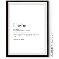 Definition LIEBE - Kunstdruck ungerahmt, DIN A4 Valentinstag