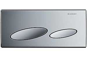 Geberit 115228211 płytka uruchamiająca Kappa 20 do wyzwalania 2 ilości chromowana na wysoki połysk