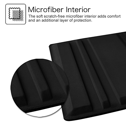 Fintie Samsung Galaxy Tab A 10.1 Hülle – 360° Drehbarer Stand Smart Cover Case Schutzhülle Tasche Etui mit Ständerfunktion Auto Schlaf / Wach Funktion für Samsung Galaxy Tab A 10,1 Zoll T580N / T585N Tablet (2016 Version), Schwarz - 4