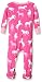 Hatley Baby Girls 0-24m Infant Footed Coverall Classic Horses Footies, Pink, 3-6 Months