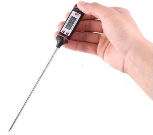 JUNGEN Digitale Kochen Lebensmittel Probe Meat Thermometer Küche Grill, Lebensmittel-Digital Thermometer Digital LCD Haushaltsthermometer küchen Einstichthermometer - 2