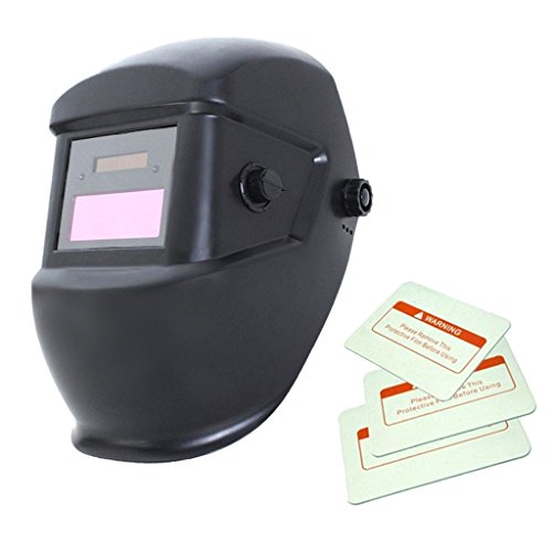 Generic Automatik Schweißhelm Solar Verdunkelung Tig Mig Schweißer Maske , UV / IR-Schutz – Mattschwarz - 7