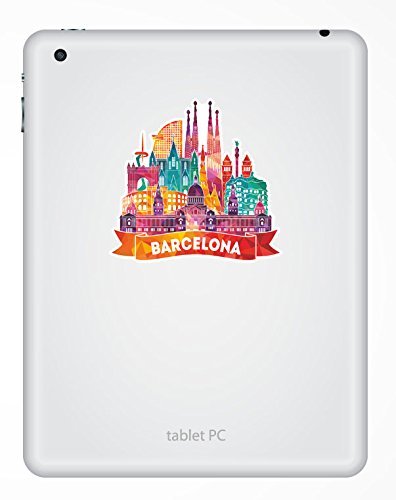 2 x Barcelona Catalunya Spanien Vinyl Aufkleber Aufkleber Laptop Reise Gepäck Auto Ipad Schild Fun # 6381 – 10cm/100mm Wide - 3