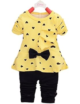 Ouneed® Kinderkleidung Bekleidungssets , Xmas Weihnachtsgeschenk Winter Kind Mädchen New Baby Sets Heart-shaped...