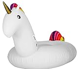 🦄 JUGUETES DE PISCINA INFLABLES HECHOS CON MATERIALES RESPETUOSOS DEL MEDIOAMBIENTE: Este inflable está hecho de vinilo respetuoso con el medio ambiente, lo que lo hace muy duradero y no se desintegra bajo el sol.