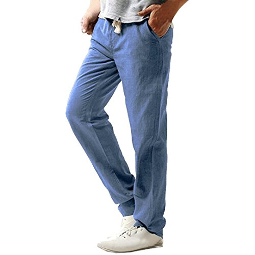 ChallengE Uomo da Pantaloni Lino,Pantaloni Uomo Estivi Slim Fit Jeans Cargo  Jogging Sportivi Pantalone Mimetici da Ginnastica Leggings Pantaloni della  Tuta Uomo Abbigliamento berjaya.edu.my
