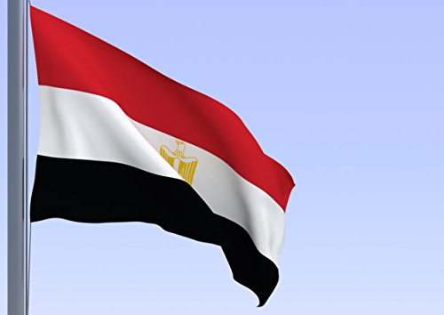 Preisvergleich Produktbild RUNFON 150x90cm Ägypten Flagge Fahne Ägypten