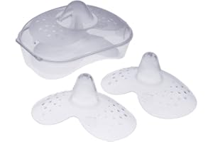 MAM | Bouts de sein – Lot de 2 bouts de sein en silicone (taille S, 17 mm) – Accessoire spécial allaitement doux comme la peau avec boîte de stérilisation