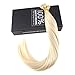 Sunny 60# Bleach Blonde Micro Nano Ring Hair Extensions 16" 50g Silky Straight Remy Human Stick Tip Nano Extensions Hair