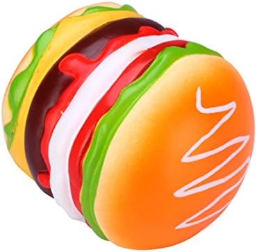 Squishy Burger Scented Cat Hamburgers Sweet Cream Cup Bread Chips Fruit Strawberry Peach Banana Scented Slow Rising large CharmsHand Pillow Toy Squeeze Toys decorative props (Multicolor)