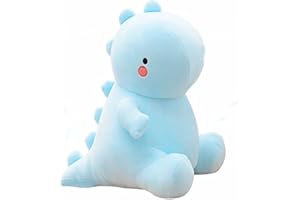 OUKEYI Simpatici giocattoli di peluche a forma di dinosauro - Giocattoli di peluche morbidi - Regali di compleanno per bambini e ragazzi (30,5 cm, blu)