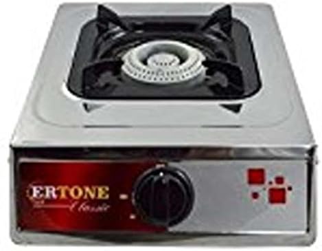 Gas Cooker 1 Burner Camping Stove Ertone Stainless Steel Turbo Cooker Gas MN201