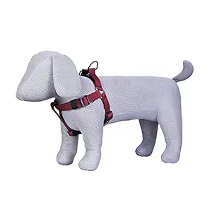 Pets Like Dog Polyester Regular V Harness Maroon(Large)