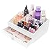 Produktbild Dainty Kosmetik Organizer Weiß Kosmetikbox Aufbewahrung mit Schublade High-End Makeup Organisator Schmuckkästchen für Kosmetik und Schmuck