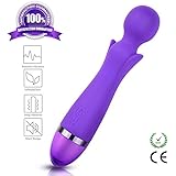 Vibrador Masajeador para Mujer de Vibración Más Fuerte Tamaño Más Grande Recargable y Impermeable