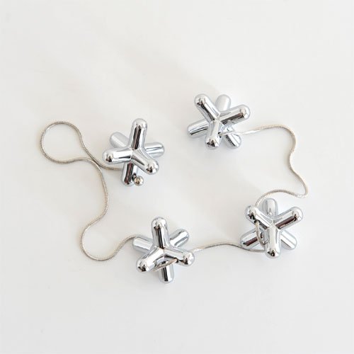 Alessi „TRIPOD“ Topfuntersatz mit verstellbaren Teilen aus verchromtem Zamak - 2