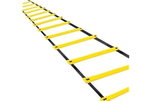 ‎SPORTACULAR GEAR Sportacular Gear Koordinationsleiter 8m mit Tasche I Trainingsleiter Leiter für Koordinationstraining, Agility Training, Fussball, Basketball, Fitness