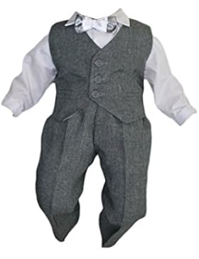 Taufanzug Baby Junge Kinder Kind Taufe Anzug Hochzeit Festanzug, 4tlg, K14