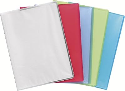 Exacompta - Réf 85369E - Translucide en Polypro Semi-Rigide 5/10ème 24x32 60 Vues 5 Couleurs Assorties