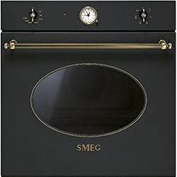 Smeg sf800ao - Four (moyen, intégré, électrique, A-10%, anthracite, rotatif)
