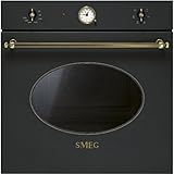 Smeg sf800ao - Four (moyen, intégré, électrique, A-10%, anthracite, rotatif)