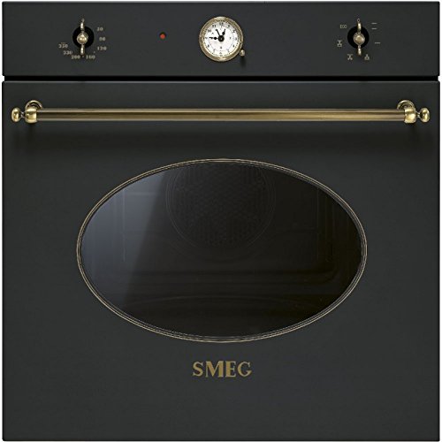 Smeg sf800ao - Four (moyen, intégré, électrique, A-10%, anthracite, rotatif)