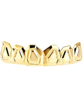 One Size Fits All Bling Grillz - OUTLINE TOP - Gold