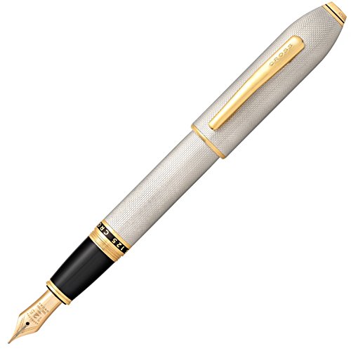 Cross Peerless 125 Platinum Plate/Medalist Fountain Pen with Fine Nib
