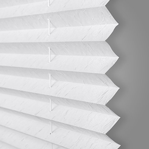 Augou Doppelrollo 90x130cm Vorhänge Duo Rollo Plissee Blickdicht Klemmfix Duorollo Verdunklungsrollos mit Klemmträgern ohne Bohren am Fensterflügel 100% Polyester für Fenster Tür (Weiß) - 8