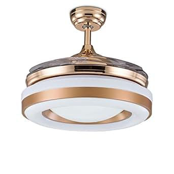 LED Unsichtbare Deckenventilator Kronleuchter, 36 Zoll Fernbedienung