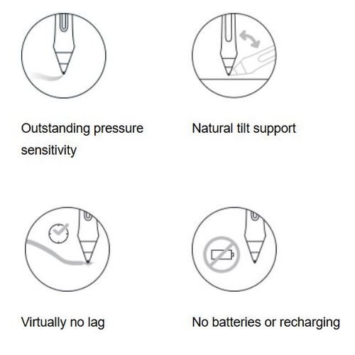 Wacom Intuos Pro Stifttablett Größe L / Grafiktablett inkl. Wacom Pro Pen 2 Eingabestift mit verschiedenen Spitzen / Kompatibel mit Windows & Apple - 8