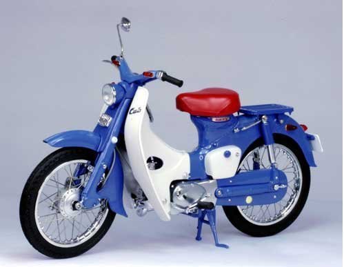 Preisvergleich Produktbild HONDA SUPERCUB C100 - Diecast (Blue)