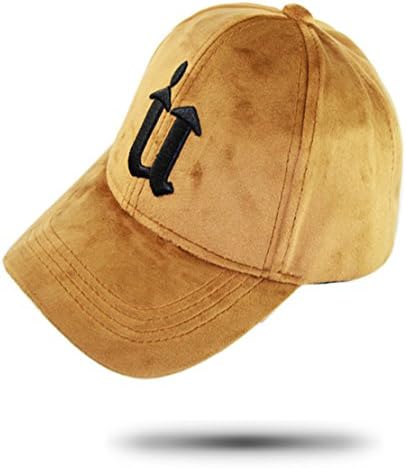Boys and girls Soft Velvet Baseball Cap hip-hop hat adult cap autumn and winter 6 Panels Solid Adjustable Sports Hat (Adults (54cm - 59cm), brown)