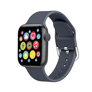 Rhobos K500 Smart Watch (Make/Receive/Cut/Call), 1.44 Inch Full Fitness Watch with Bluetooth Call, Heart Rate Monitor, Blood Pressure, Pedometer, Sleep Tracker, Sports Watch for Women and Men