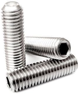 Grub Screws (Socket Set) Stainless Steel A2 M2,M3,M4,M5,M6,M8 (M2.5X8 (Pack of 10))