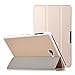 Produktbild IVSO Ultra Schlank Ständer Slim Leder zubehör Schutzhülle mit Automatischem Schlaf Funktion für Samsung Galaxy Tab A 10.1 Zoll Wi-Fi/ LTE (2016) SM-T580N/SM-T585N Tablet-PC perfekt geeignet,Golden
