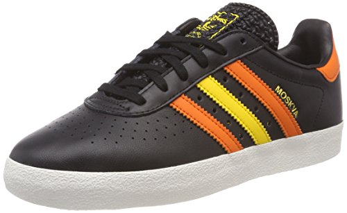 Adidas Men's 350 Moskva Trainers Shoes, Black (Negbas/Naranj/Eqtama 000), 8 UK