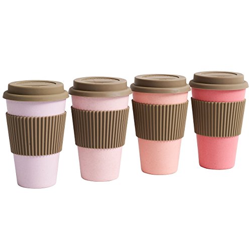 NORDAL · Coffee-to-go Trinkbecher ‚ BAMBOO ‚ wiederverwendbar 330ml · oliv - 4