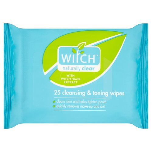 Witch Facial Cleansing and Toning Wipes, 25 Wipes